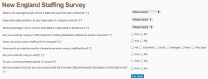 Participate in the New England Staffing Survey
