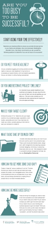 Are You Too Busy To Be Successful [infographic]