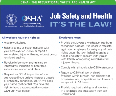 June is National Safety Month Download the free OSHA poster